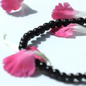 Black Obsidian Beaded Bracelet