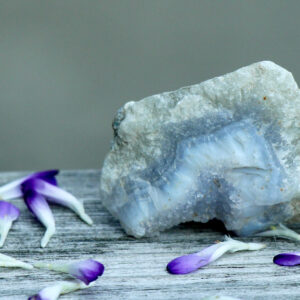 Natural Blue Lace Agate Rough Piece
