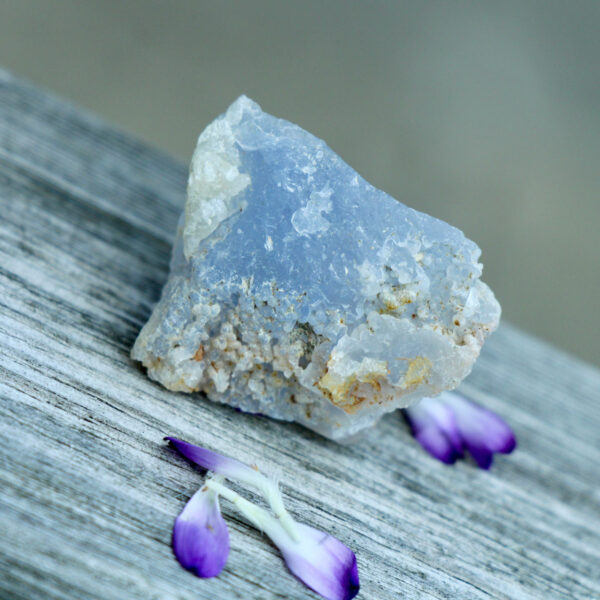 Natural Blue Lace Agate Rough Piece - Image 2