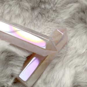 AURA ROSE QUARTZ POLISHED POINT