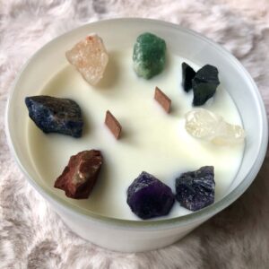 7 CHAKRA LARGE CANDLE