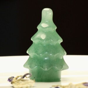 GREEN AVENTURINE MINI CHRISTMAS TREE