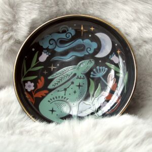 MIDNIGHT HARE TRINKET DISH