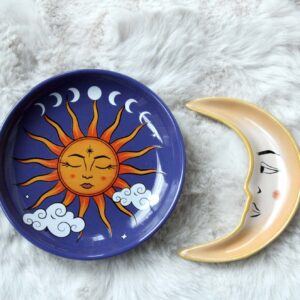 SUN & MOON CELESTIAL STACKING TRINKET DISHES