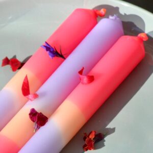 TUTTI FRUTTI CANDLES (3 Pack) by The Colour Emporium