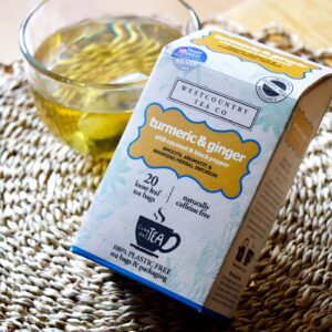 TIME OUT TEA – TURMERIC & GINGER 20 TEA BAGS