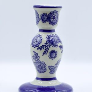 BLUE WILLOW CANDLESTICK HOLDER