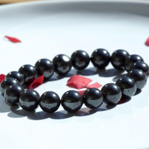 JET BEADED BRACELET