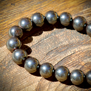 HEMATITE BEADED BRACELET