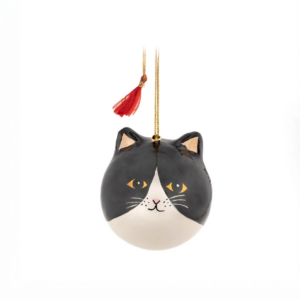 midnight cat bauble